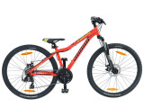 Велосипед AUTHOR (2023) A-Matrix 26" D II, рама 13,5", цвет-красный // чёрная